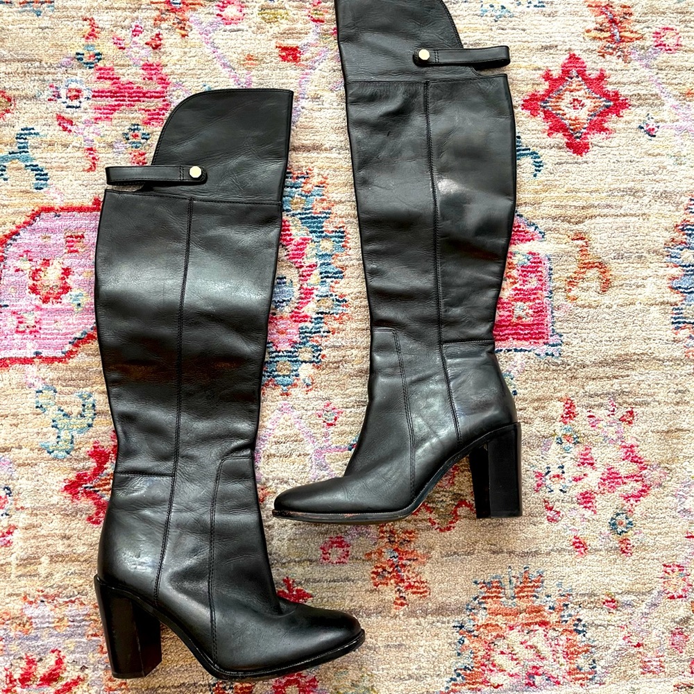 Black riding boots